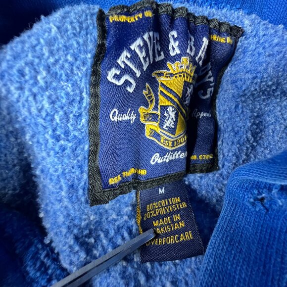 Y2K Steve & Barrys Duke Blue Devils Sweatshirt Medium Blue Faded Thrashed Hoodie - Picture 11 of 16